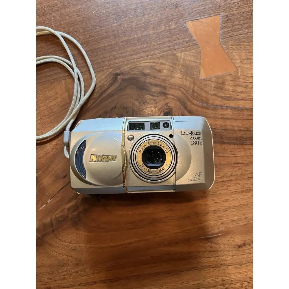 Nikon Lite Touch Zoom 130 ED 35mm Point & Shoot Film Camera - Tested & Working